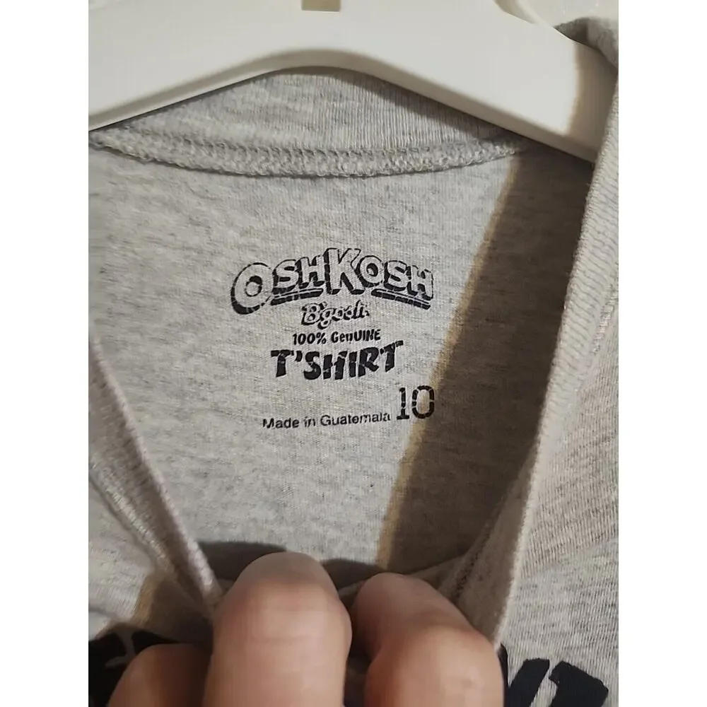 OshKosh B'Gosh Joe's Rugged Mountain Long Sleeve 4-Wheeler Boys Youth sz 10